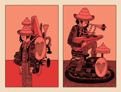 Drawings by Luke Ramsey