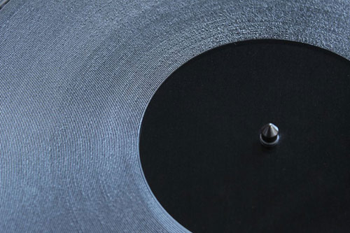 Laser cut record made of Wood!!!