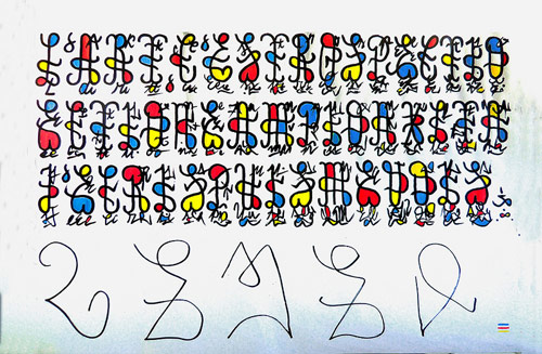 Sculptures and paintings by artist REMED