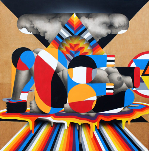 Sculptures and paintings by artist REMED