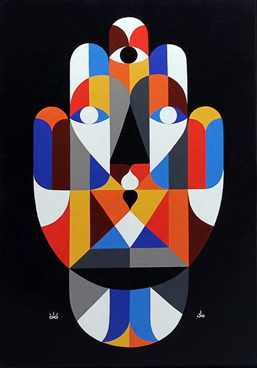 Sculptures and paintings by artist REMED