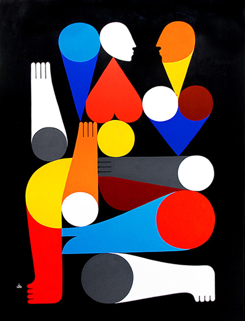 Sculptures and paintings by artist REMED