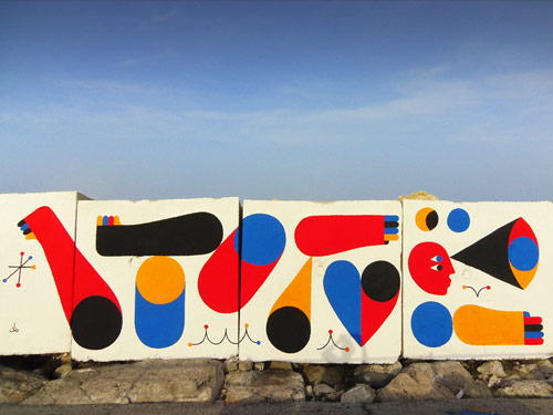 Sculptures and paintings by artist REMED