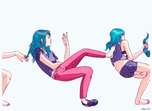 Drawings by artist Hellen Jo