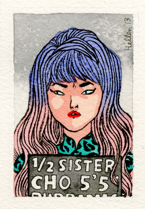 Drawings by artist Hellen Jo