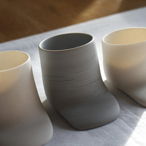 Mushimegane Books ceramics by Misa Kumabuchi
