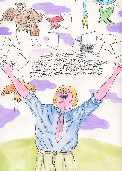 Drawings by artist Will Laren