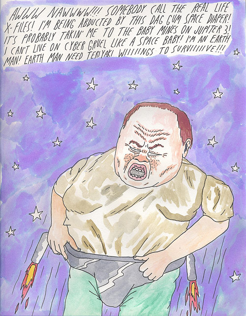 Drawings by artist Will Laren