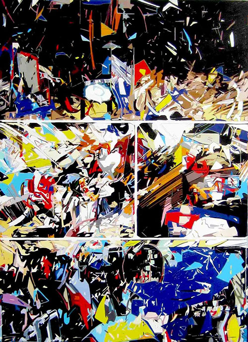 paintings by Ruben Nieto comic fine art