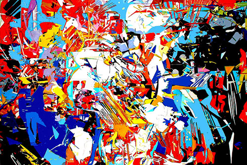 paintings by Ruben Nieto comic fine art