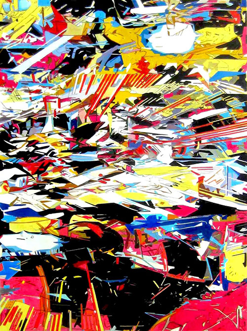 paintings by Ruben Nieto comic fine art