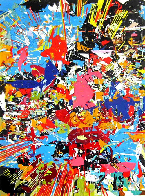 paintings by Ruben Nieto comic fine art