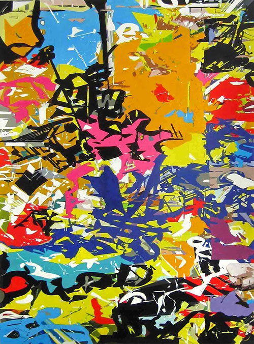 paintings by Ruben Nieto comic fine art