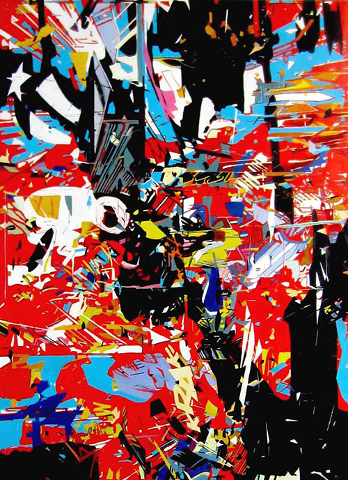 paintings by Ruben Nieto comic fine art