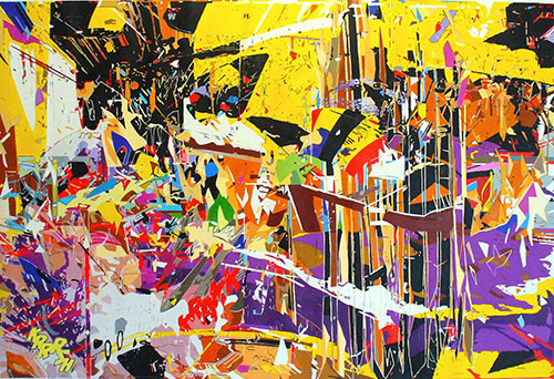 paintings by Ruben Nieto comic fine art