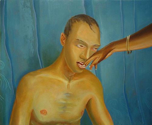 Artist painter Aaron J. Gilbert