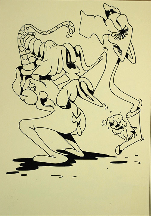 drawings and paintings by Artist Horfée