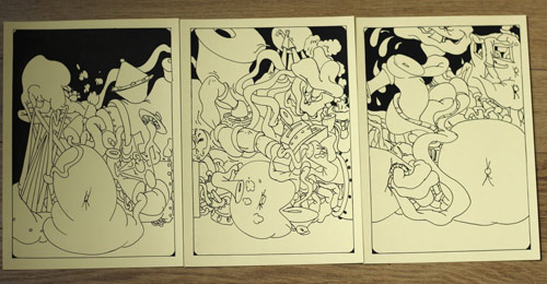 drawings and paintings by Artist Horfée