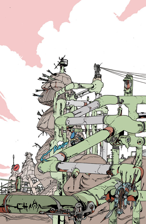 Comic artist Brandon Graham