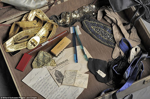 Willard Psychiatric Center Suitcases by Jon Crispin