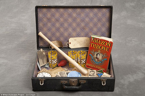 Willard Psychiatric Center Suitcases by Jon Crispin