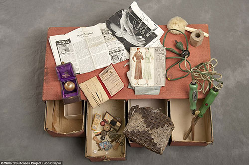 Willard Psychiatric Center Suitcases by Jon Crispin