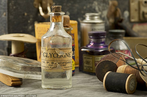 Willard Psychiatric Center Suitcases by Jon Crispin