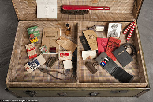 Willard Psychiatric Center Suitcases by Jon Crispin