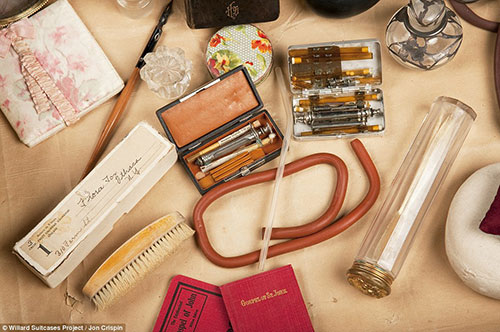 Willard Psychiatric Center Suitcases by Jon Crispin