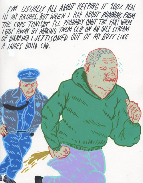 Drawings by artist Will Laren