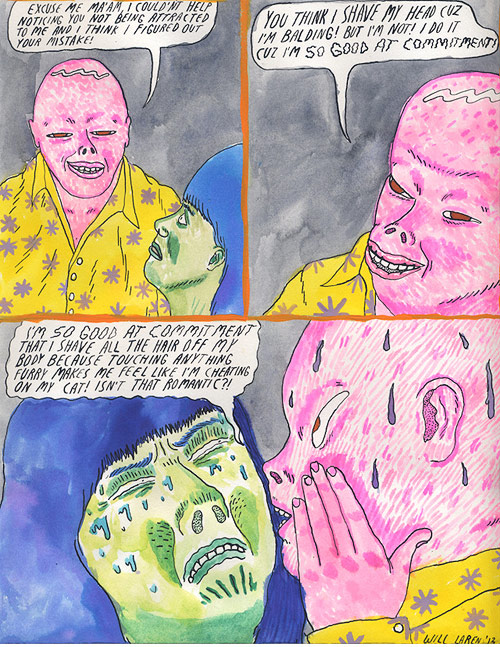 Drawings by artist Will Laren