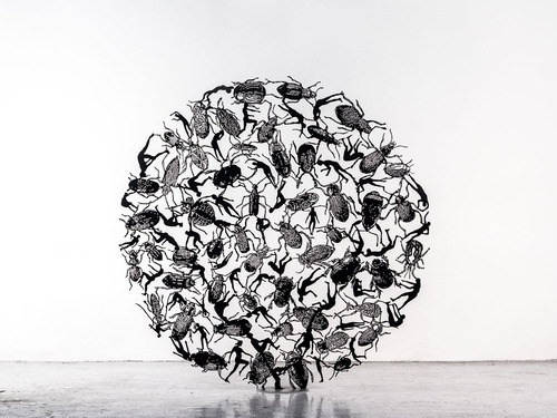 Zadok Ben-David steel sculptures blackfield