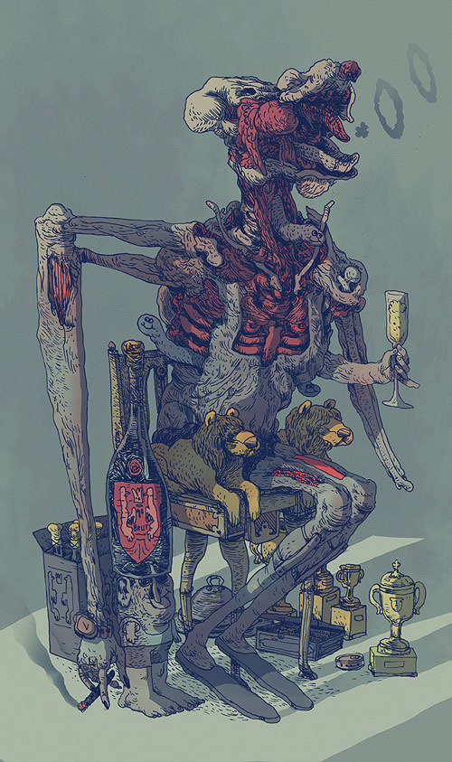 Drawings by artist Erik Svetoft