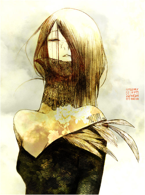 Drawings by artist illustrator Gabriel Iumazark