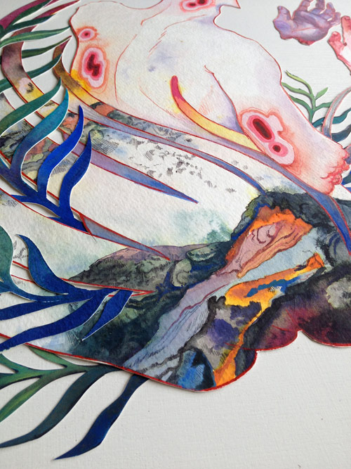 Artist painter Morgaine Faye