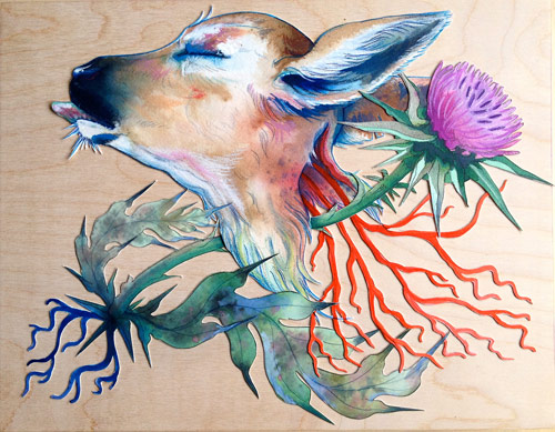 Artist painter Morgaine Faye