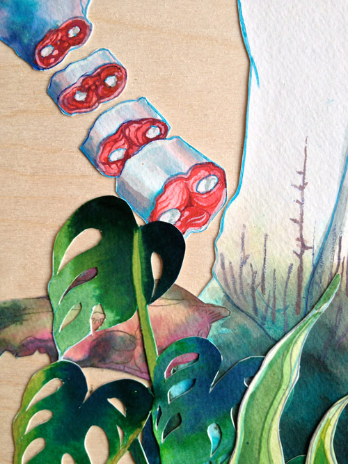 Artist painter Morgaine Faye