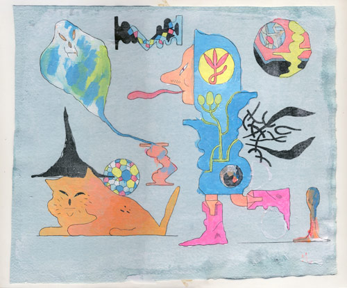 Drawings by artist Patrick Kyle