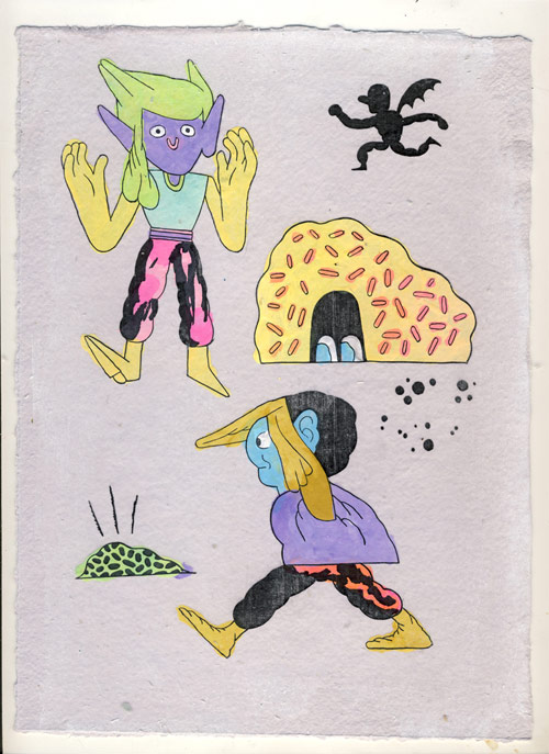 Drawings by artist Patrick Kyle