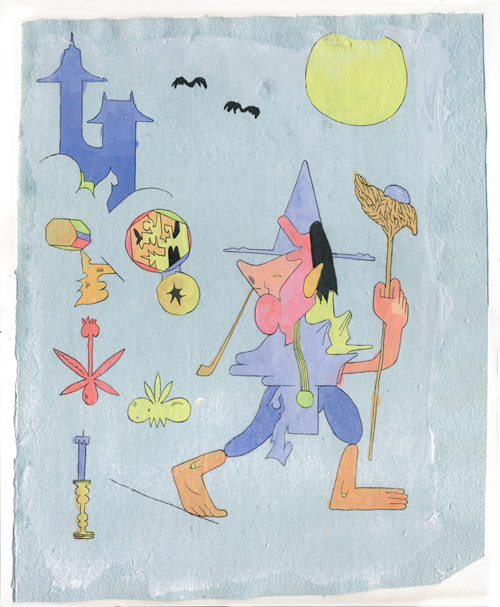 Drawings by artist Patrick Kyle