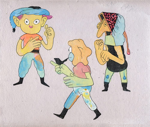 Drawings by artist Patrick Kyle