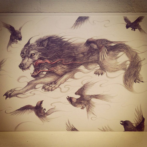 Artist illustrator Sam Yong