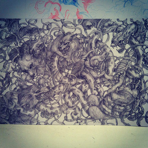 Artist illustrator Sam Yong