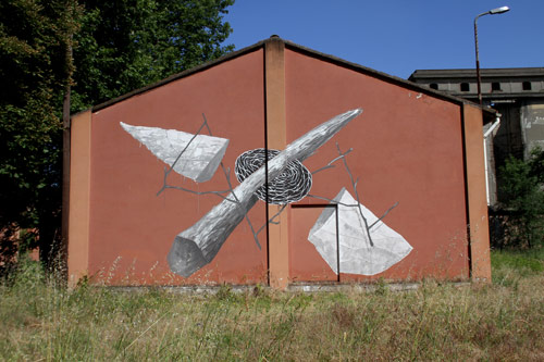 Street paintings by artist G . Loois