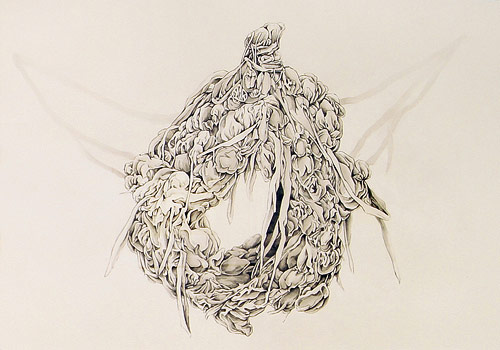 Drawings by artist Allyce Wood
