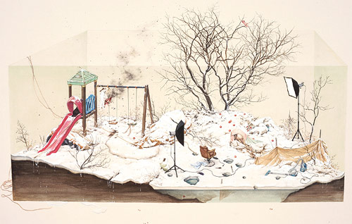 Artist painter Lee Jin Ju