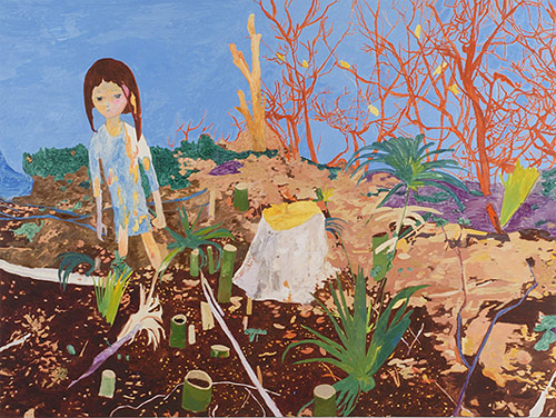 Artist painter Makiko Kudo