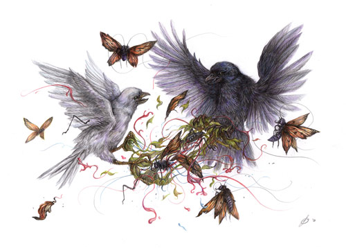 Artist Sam Yong drawings