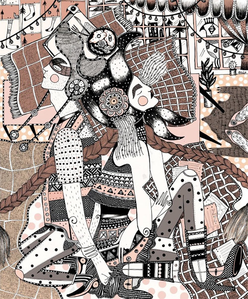 Vancouver based artist illustrator Ola Volo