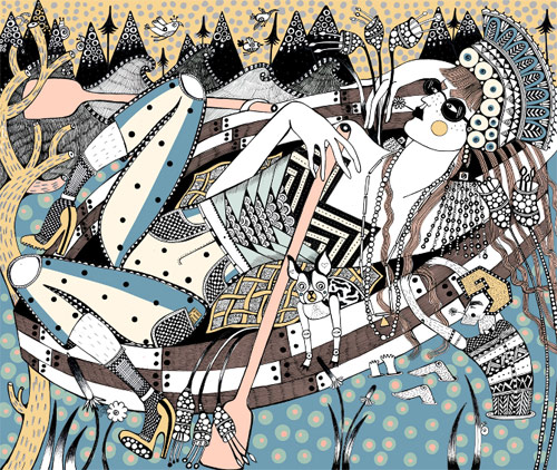 Vancouver based artist illustrator Ola Volo